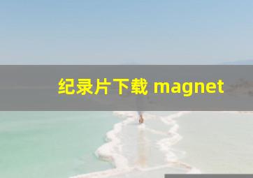 纪录片下载 magnet